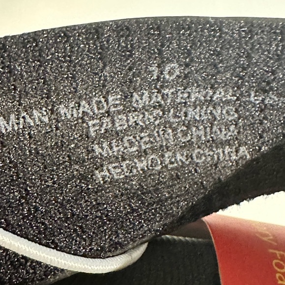 Men’s Flojos Classic Black Sandals/ flip flops SZ 10 NWTS - Picture 4 of 6